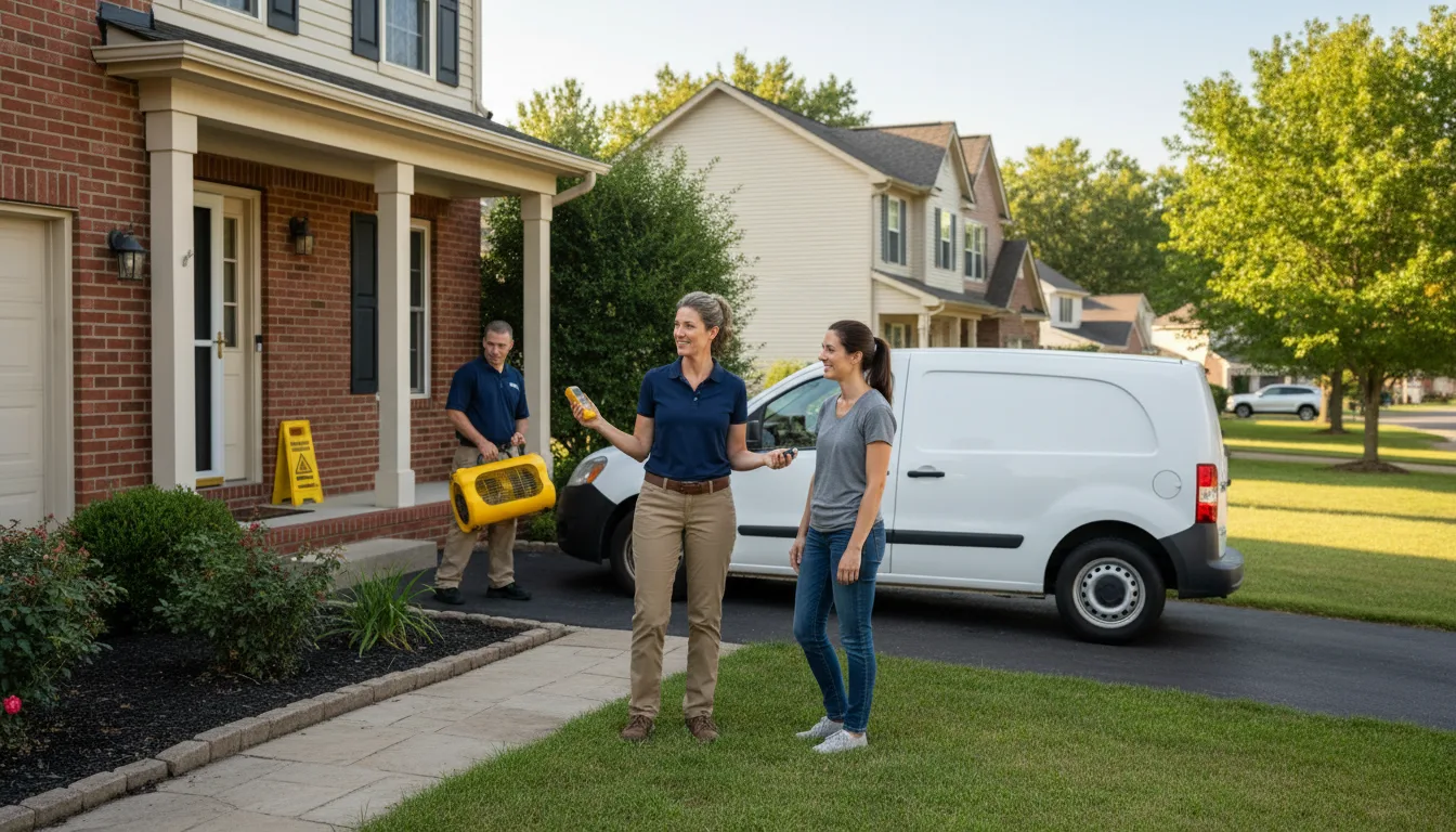 Residential water damage restoration in Lovelock, NV